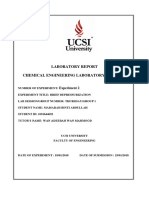 Laboratory Report Chemical Engineering Laboratory Iv (Ep 110)