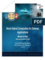 Novel Hybrid Composites For Defense Applications: Marwan Al-Haik