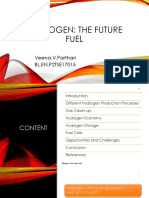 Hydrogen: The Future Fuel: Veena.V.Parthan BL - EN.P2TSE17015