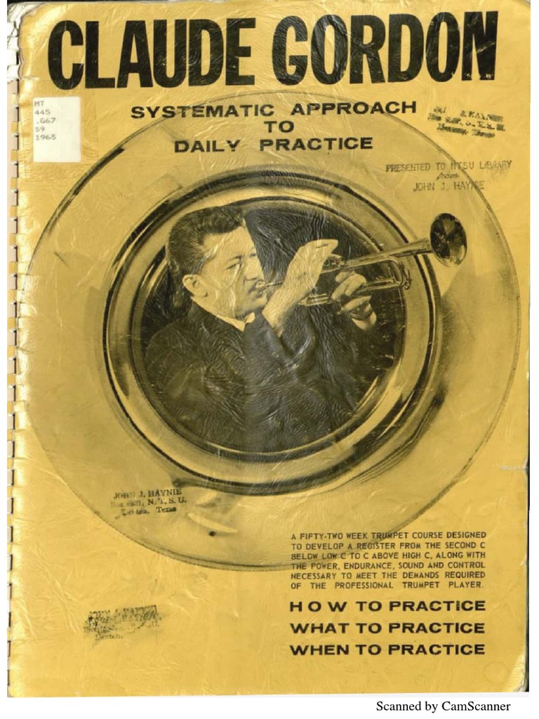 Claude Gordon Daily Trumpet Routines Daily Trumpet Routines from