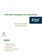 Oral Health Challenges From Saudi Arabia: Dr. Mohammad Al-Rafee