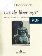 Ted Honderich - Cat de Liber Esti PDF