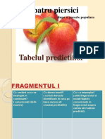 Tabel Predictii Scenariul 1 Cele Patru Piersici