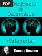 Os Fenômenos de Telestesia - Ernesto Bozzano