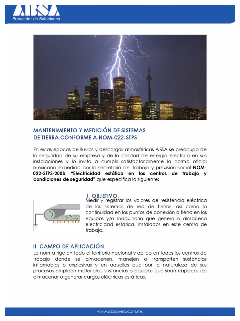 Nom 022 Stps | Descargar gratis PDF | Electricidad | Resistencia ...