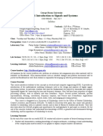 ECE 201 Introduction To Signals and Systems: CRN #80681 Fall 2017 Syllabus