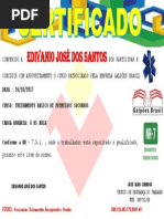 CERTIFICADO  - EDIVANIO