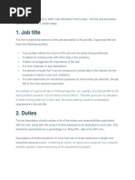 5 Simple Steps To Writing A Concise Job Description