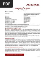 Floculantes Información Praestol | PDF | Solution | Emulsion