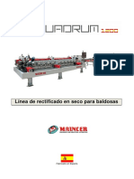 Línea de rectificado en seco para baldosas