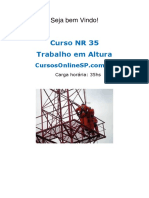 Curso NR 35   Trabalho em Altura 