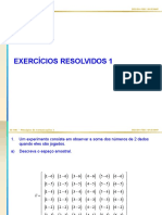 Resolução de exercícios sobre probabilidade e variáveis aleatórias em comunicações digitais