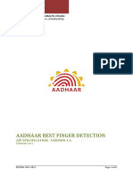 Uidai: Aadhaar Best Finger Detection