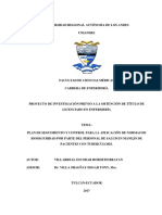 Plan de Seguimiento y Control para La Aplicacion de Normas de Bioseguridad