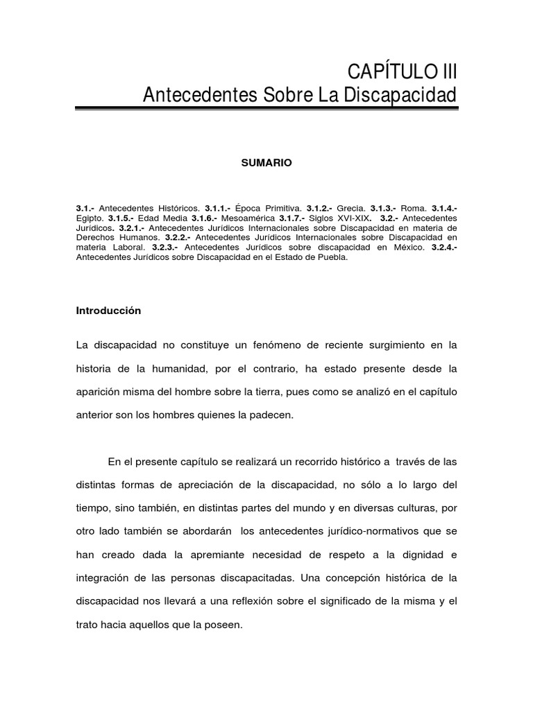 Historia de La Discapacidad PDF | PDF | Invalidez | Naciones Unidas
