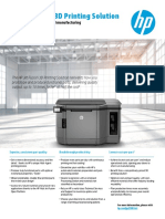 HP Jet Fusion 3D Printing Solution: Reinventing Prototyping and Manufacturing