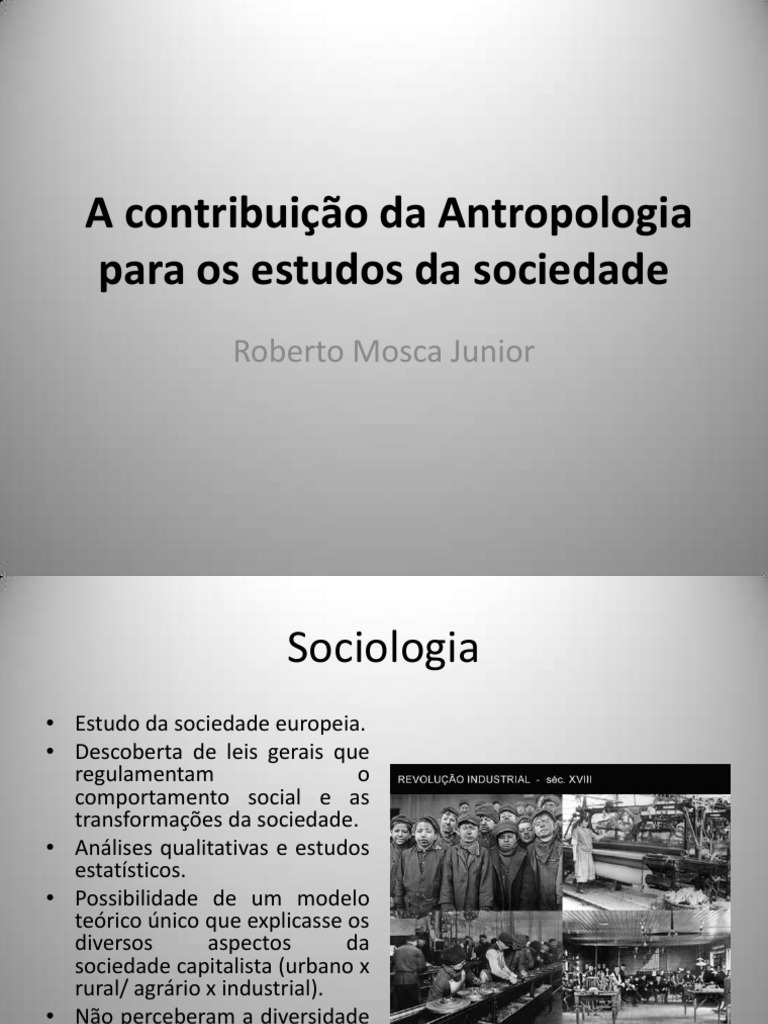 Contribuições da Antropologia Social | PDF | Antropologia | Sociologia