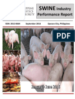 Swine Industry Performance Report, January - June 2016 - 0