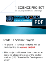 Grade 11 Science Project 2018 - Good Health - Intro