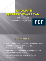 Demokrasi Permusyawaratan