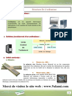 Structure de Base D Un Ordinateur Cours Dinformatique Tronc Commun PDF