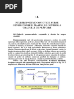 14.Pulberi Pneumoconiotice. Surse Generatoare Si Masuri de Control a Gradului de Prafuire