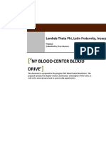 NY Blood Drive Proposal