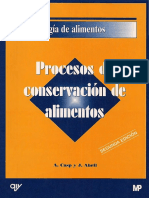 Procesos de Conservación de Alimentos