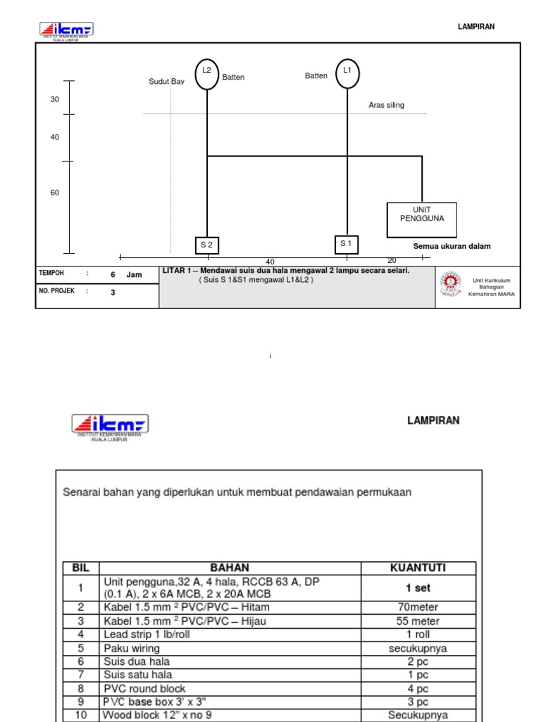 Didik Tv Pendawaian Suis Dua Hala Dengan Satu Lampu Video Didik Tv