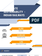 Corporate Sustainability - Indian Railways: Group B-8