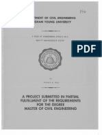A Study of Hydrodynamic Effects On A Gravity Dam System - 1977
