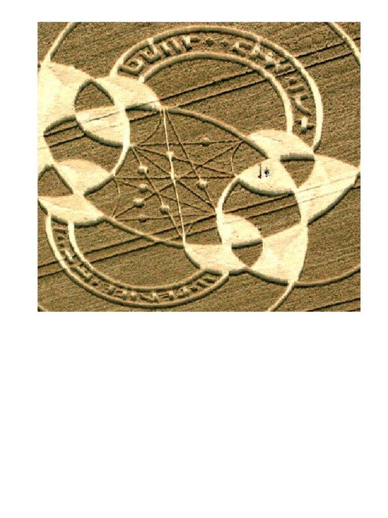 'Hebrew Letters' Crop Circle | PDF | Languages Of Israel | Collation