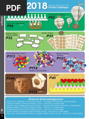 Camartech Product Catalogue 2018 Curriculum Arts General