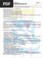 Conteúdo do caderno de Teoria Geral do Direito Civil