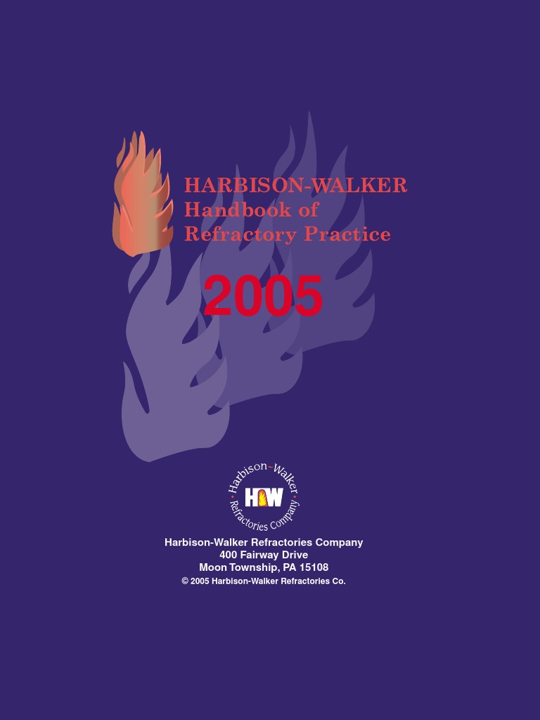 Harbison Walker Fire Brick Handbook PDF PDF Refractory Brick