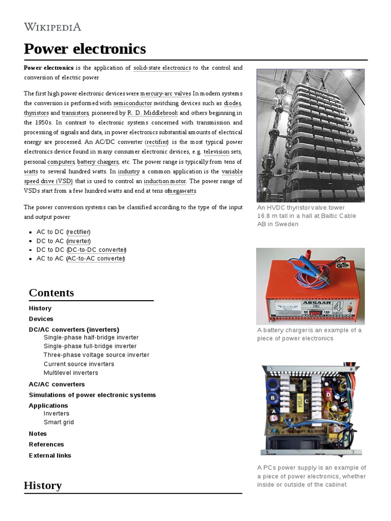 Power Electronics | PDF | Power Electronics | Power Inverter