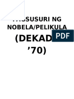 Dekada 70 Pagsusuri