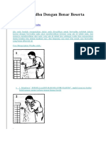 Cara Berwudhu Dengan Benar Beserta Gambar