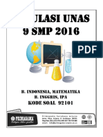 Simulasi UN Ke-2 SMPM 3 2016