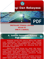 Memasang Dan Merawat Panel Listrik