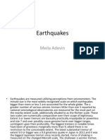 Earthquakes