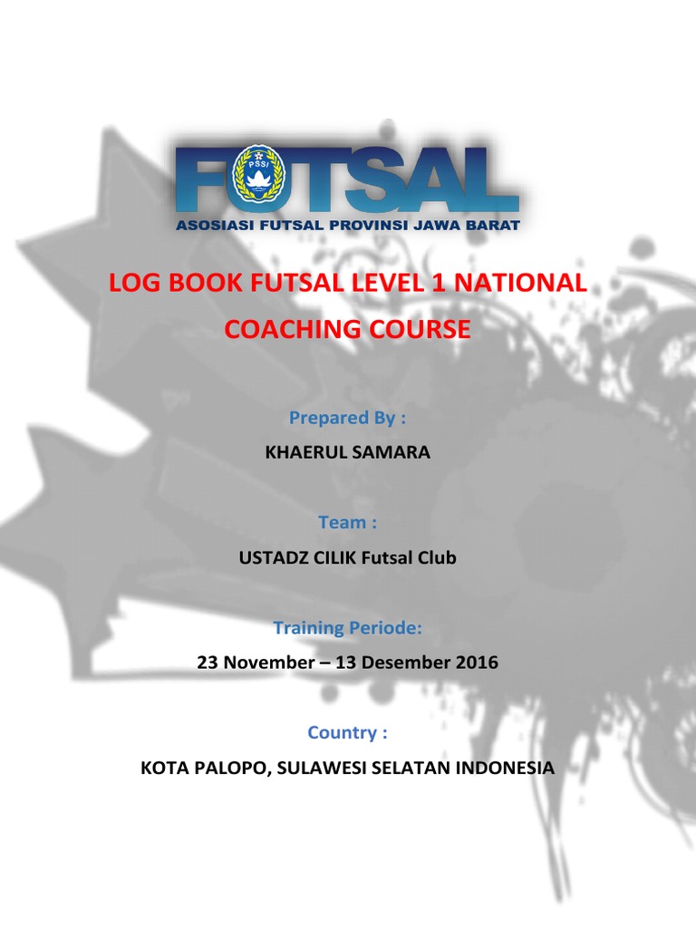 Tugas Log Book Futsal Level 1 National PDF
