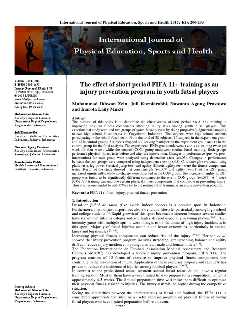 Football/Soccer: FIFA 11 modified plus SAQ (Technical: Passing