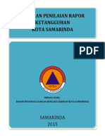 BPBD Samarinda Report on Disaster Resilience Assessment 2015