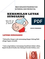 Kehamilan Letak Sungsang