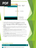 Arduino Integrated Development Environment (IDE) : Menu Bar Toolbar