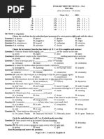 (Time Allowance - 45 Minutes: Page 1 of 2 - Code 111-English 11