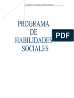 Programa de Habilidades Sociales.