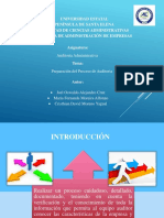 Diapositivas Preparacion Del Proceso de Auditoria