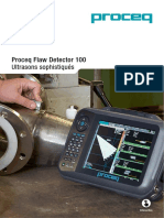 Proceq Flaw Detector 100 - Sales Flyer - French